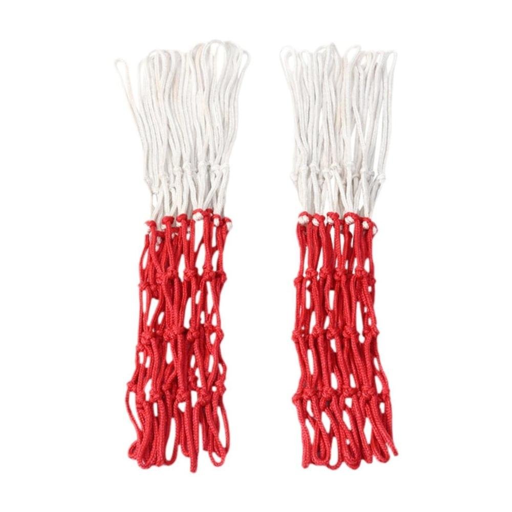 Red and White Basketball Nets
